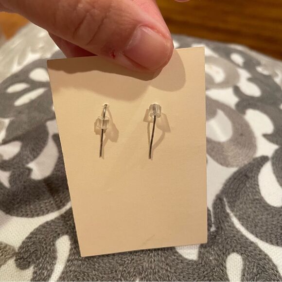 Black beaded‎ chandelier drop dangling hook earrings unbranded boho vibe - Picture 4 of 5